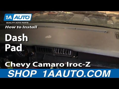 How to Install Replace Dash Pad Chevy Camaro Iroc-Z 82-92 1AAuto.com