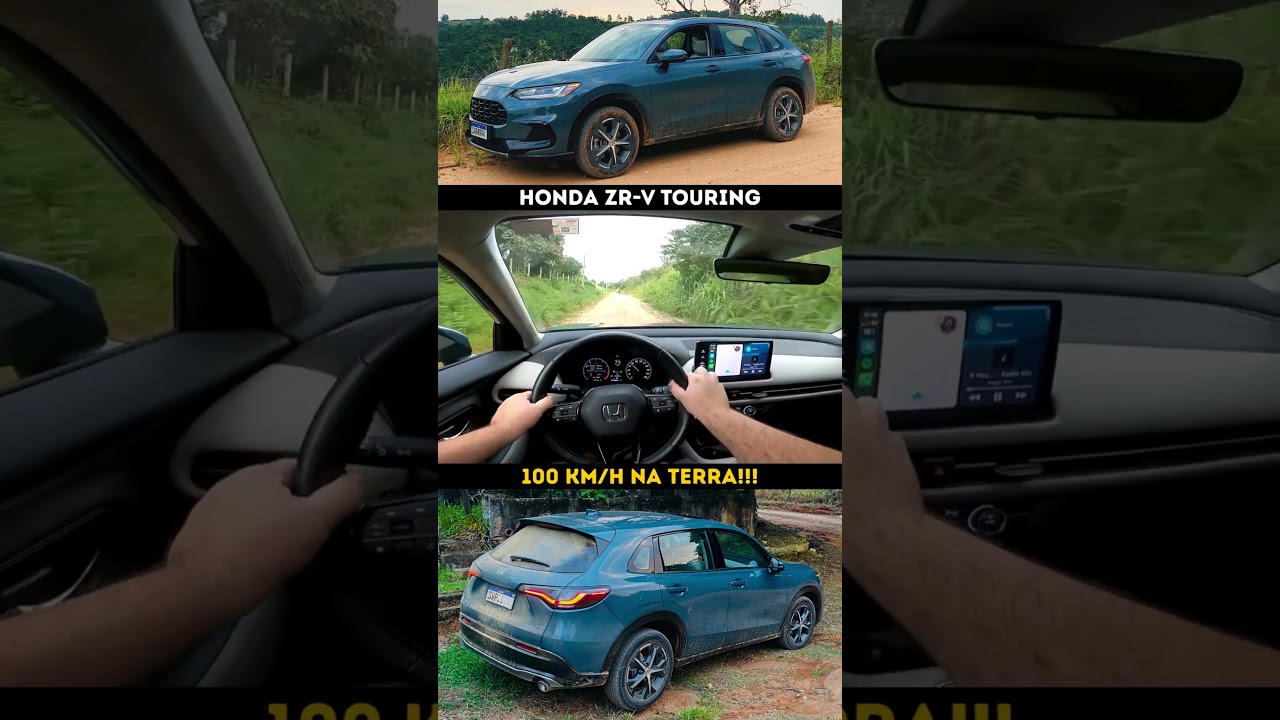 E não é que o Honda ZR-V anda molinho na terra? Honda tá acertando todas nesse uso! #honda