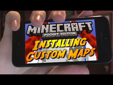 how to download minecraft p.e maps