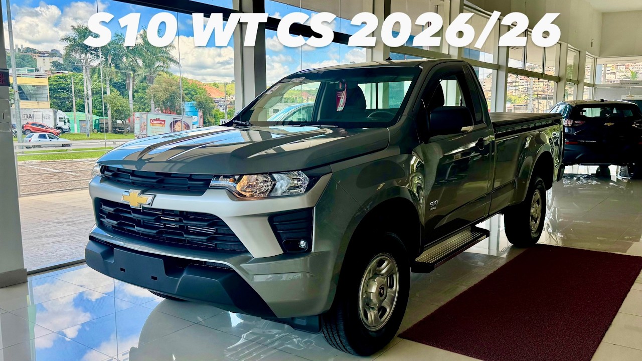 AVALIAÇÃO CHEVROLET S10 WT CS 2026/26 - MAIS SEGURA E SEM ARLA!!