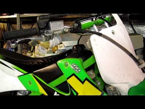 how to bleed brakes on a kx250