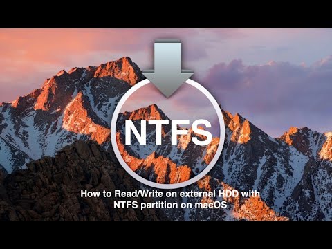 How to mount NTFS hard drive on Mac OS Mojave - 100% free - #Mountyapp #Tinytool #NTFS #MacOSMojave