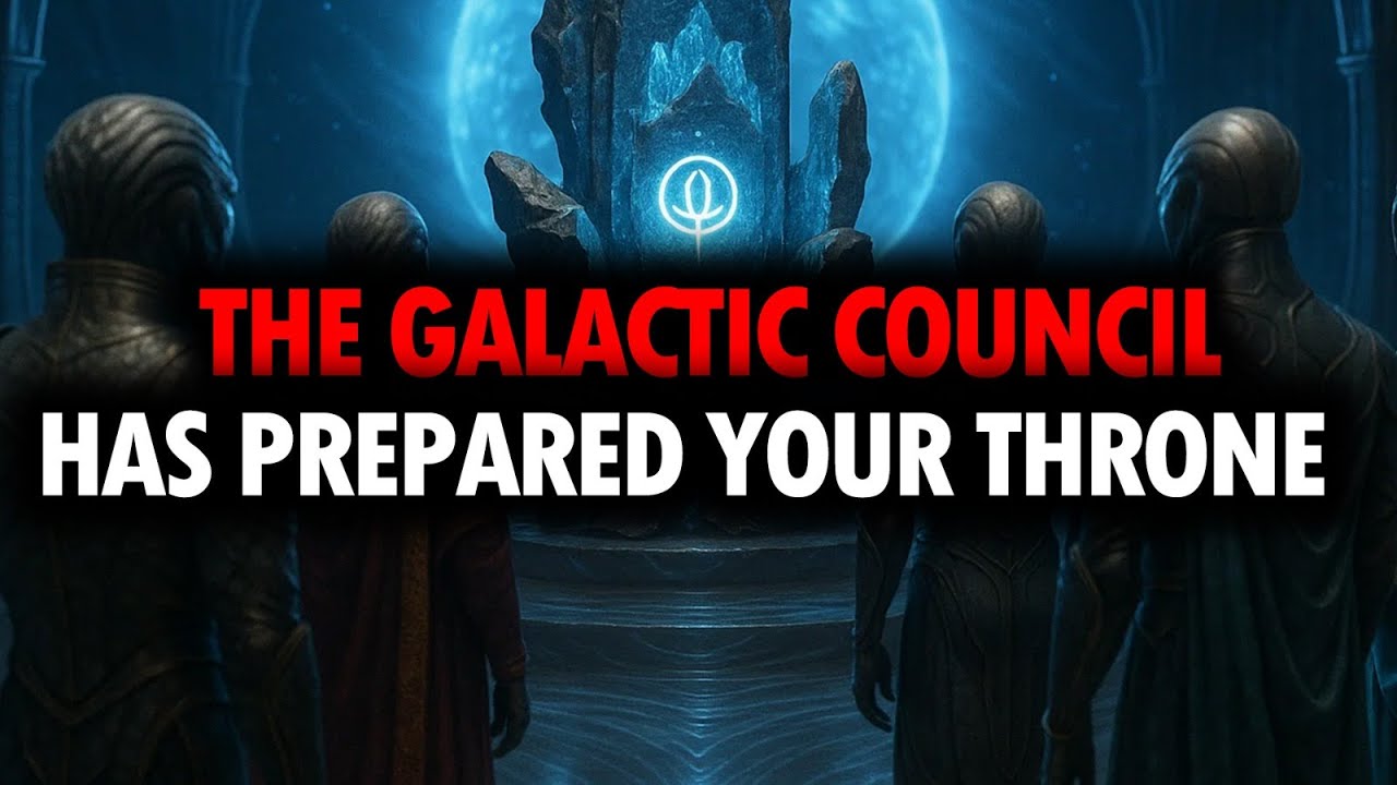 CHOSEN ONE, THE GALACTIC COUNCIL HAS PREPARED YOUR THRONE 👽👁👑