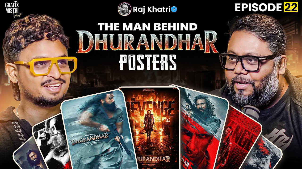 Inside the World of Movie Posters – 180+ Films, AI, Storytelling ft. Raj Khatri | Ep. 22