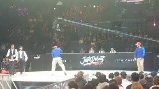 Greenteck & Nelson vs Brooke & Dickson – JUSTE DEBOUT 2016 POPPIN QUARTER FINAL