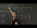 Solve a linear system using matrices | MIT 18.02SC Multivariable Calculus, Fall 2010