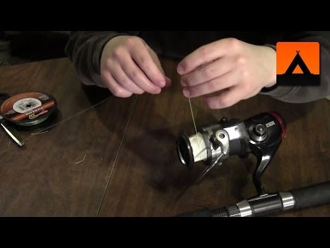 how to attach braid to reel