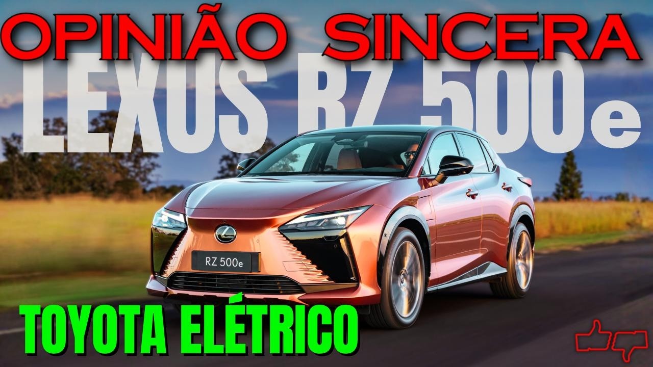 Lexus RZ 500e - Primeiro TOYOTA elétrico no Brasil! Preço, autonomia, detalhes! Melhor que Mercedes?