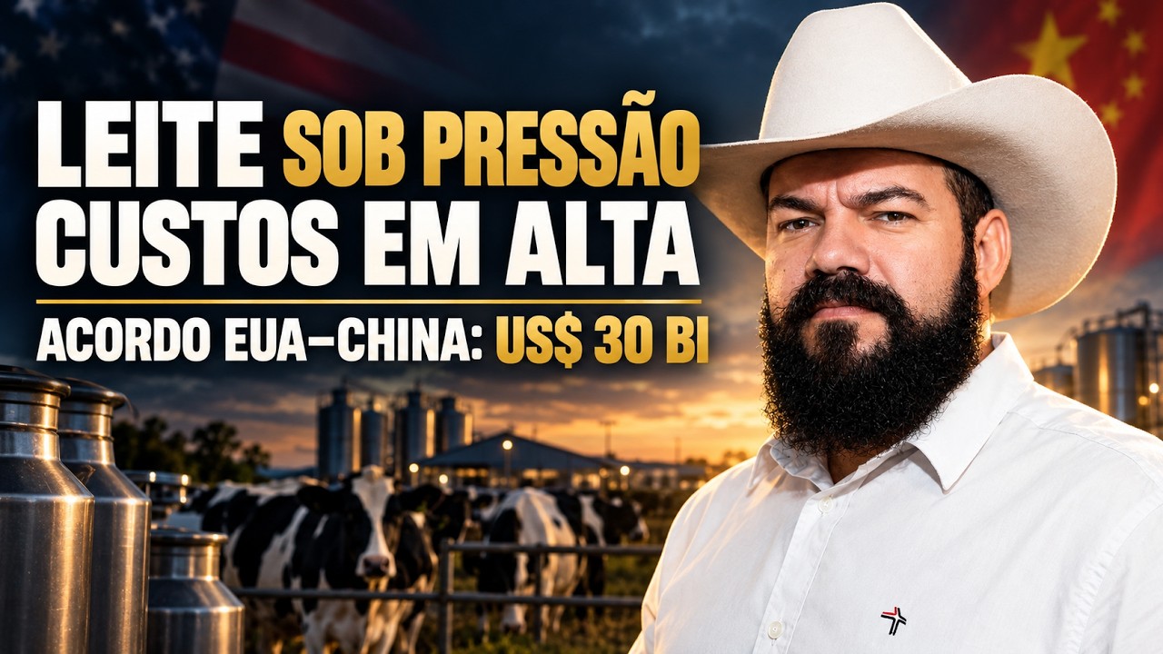 Leite sob Pressão: Custos em Alta e o Impacto do Acordo EUA e CHINA de US$ 30 Bilhões