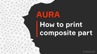 How to print composite part — Aura slicing software