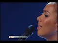 leona lewis performs run with the big c choir on the channel 4 telethon stand up to cancer.
