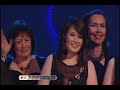 leona lewis performs run with the big c choir on the channel 4 telethon stand up to cancer.
