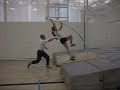 Girls vaulting at Towson