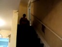 falling down the stairs