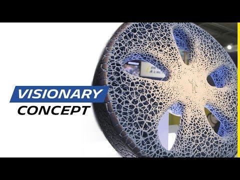 Michelin показал безвоздушные шины будущего, похожие на кораллы и умеющие "разговаривать" с автомобилем