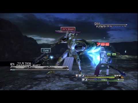 how to beat odin ff13