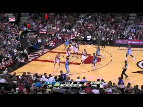 Denver Nuggets at Portland Trail Blazers 10-21-2010