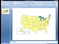 Coloring Objects in PowerPoint Map