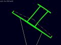 Simulation of kiteplane flexibility
