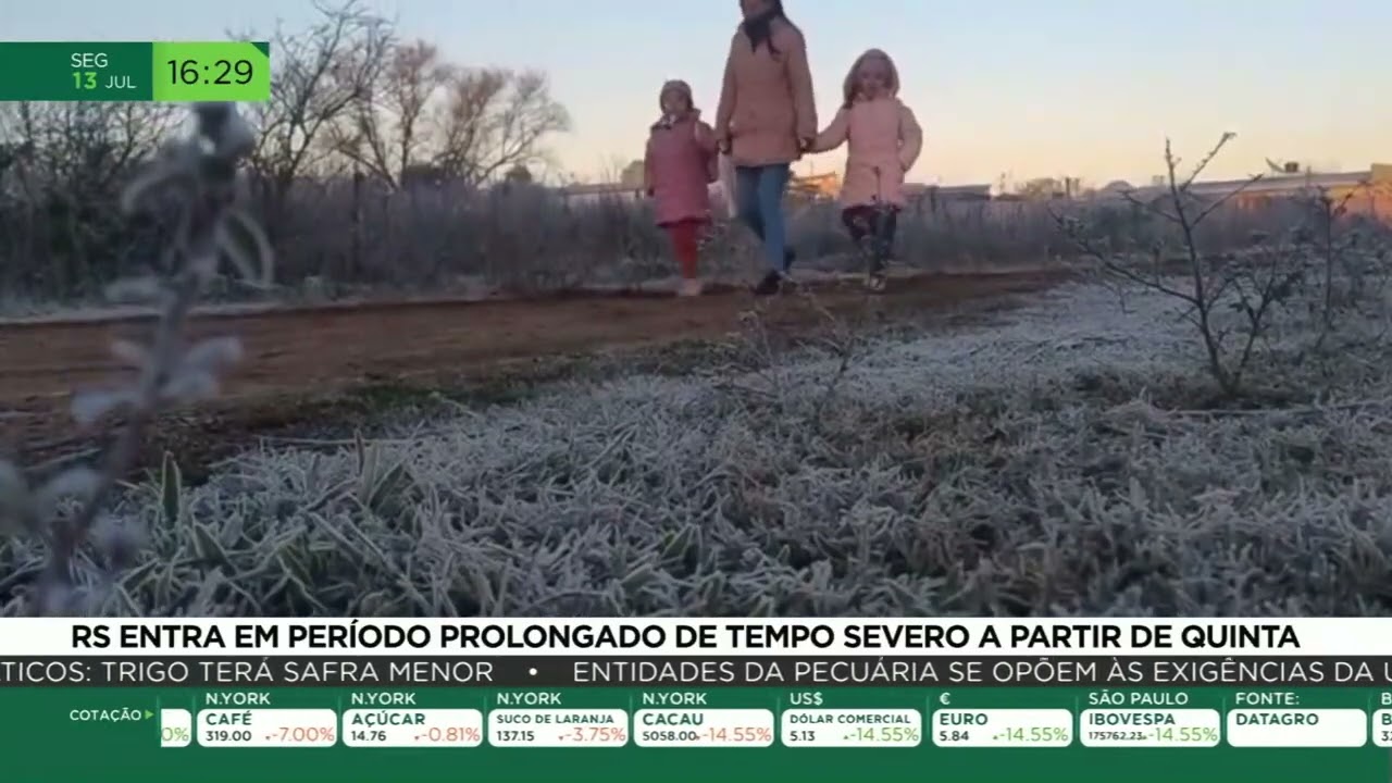 RS entra em período prolongado de tempo severo a partir de quinta (16)