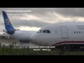 US Airways A333 Very Wet TAKEOFF 23R | MAN