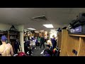 The baseball team from James Madison University shakes it, Harlem-style.