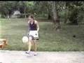 Freestyle soccer girl
