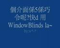 WindowBlinds