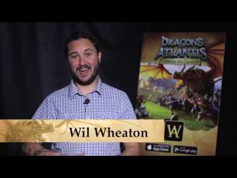 Wil Wheaton Teams up with Dragons of Atlantis Mobile!