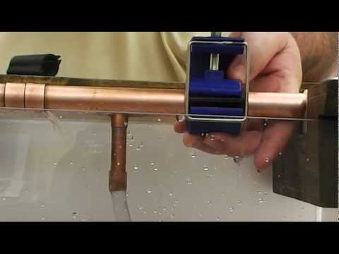 how to solder copper pipe leak