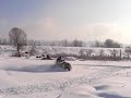 atv can am renegade bombardier  in snow