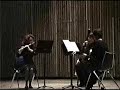 university of akron student flute/clarinet/bassoon wind trio playing walter piston's three pieces. 

lisa thomas, flute
heidi aufdenkamp, clarinet
palmer shepherd, bassoon