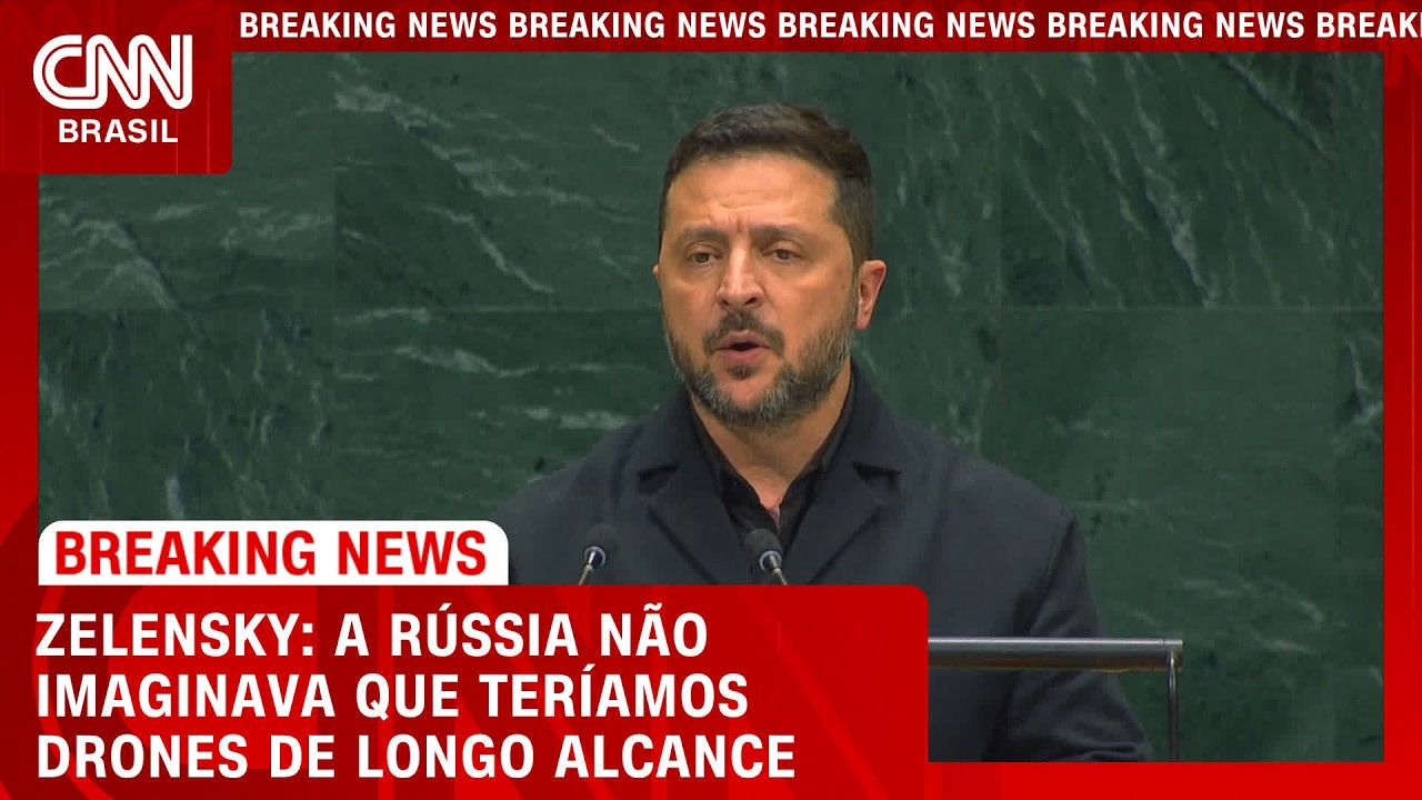 Presidente da Ucrânia faz apelo por diplomacia em discurso na ONU | CNN 360°
