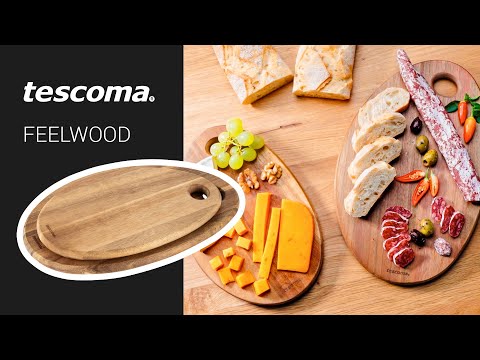 Сервірувальна та обробна дошка овальна FEELWOOD 32 x 21 см