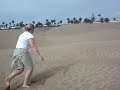Stupid Maspalomas Sand Dunes Jumping Stupid Maspalomas Sand Dunes Jumping