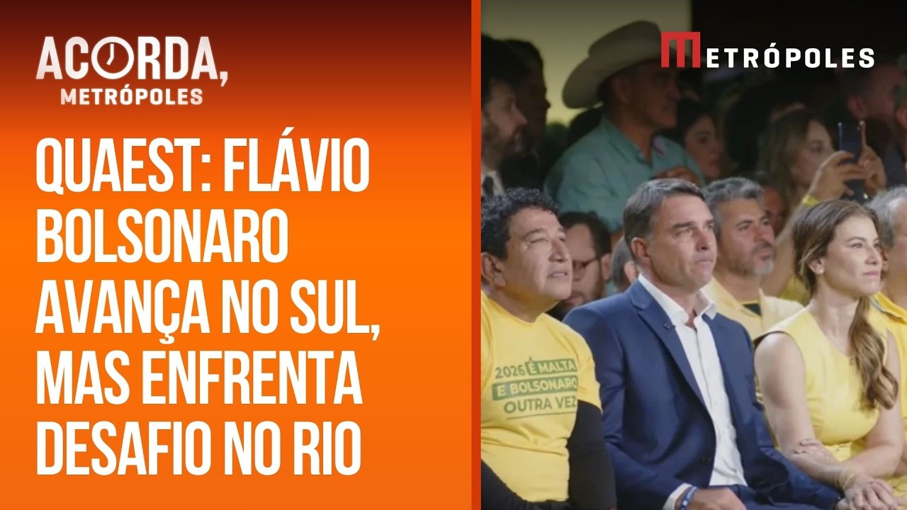 Eleições 2026: nova pesquisa revela alerta para Flávio Bolsonaro em reduto do bolsonarismo