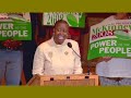 Part 2 - Cynthia McKinney Green Party Acceptance Speech