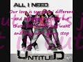 Untitled ~ All I Need