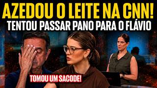 AZEDOU O LEITE NA CNN! ROGÉRIO MARINHO TENTOU PASSAR PANO PARA FLÁVIO