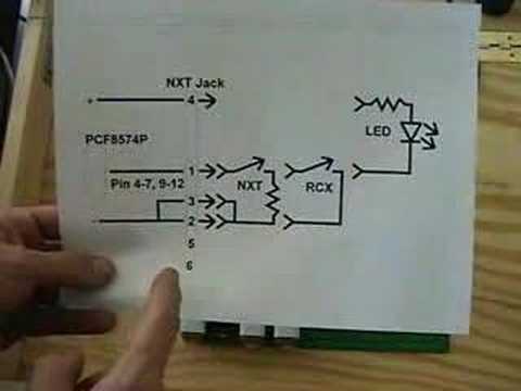 Lego NXT 8574 integrated circuit chip