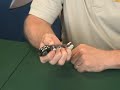 Columbia River Knife & Tool 2903 Folding Hissatsu, OutBurst, Zytel Handle, Plain