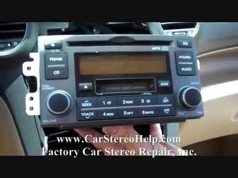 Kia Rondo Stereo Removal 2007 – 2009