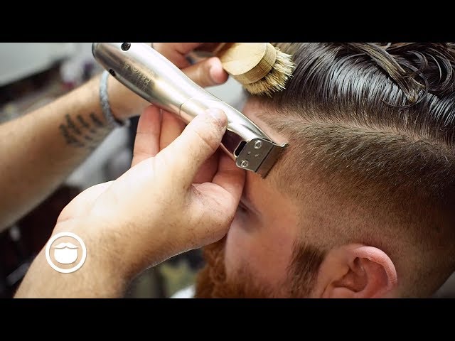Undercut Men's Haircut with Sharp Edges