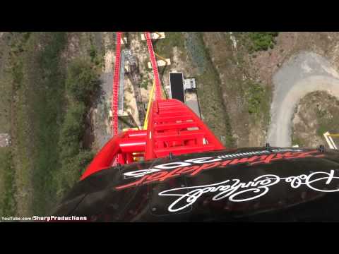 Intimidator - Front Rider's Perspective on Intimidator 305 (Intamin AG: Giga Coaster) at Kings Dominion in Doswell, Virginia, USA. Operating since 4/2/2010 Length: 5100' H...