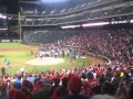 Texas Rangers AL West Clinch Celebration 2011