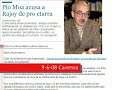 El franquista Pío Moa llama a Rajoy pro-etarra