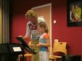 Nina Wetzels voorspelen blokfluit