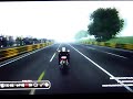In PGR4, a UBR crash a BMR with moto, but the BMR is faster