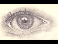 Realistic eye drawing. Aged 15