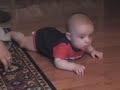 crawling backwards